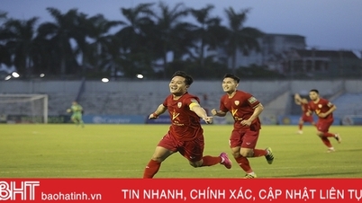 ឱកាសរបស់ Hong Linh Ha Tinh ទទួលបានប្រាក់រង្វាន់ 1 ពាន់លានដុងទល់នឹង Nam Dinh