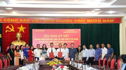 ចុះហត្ថលេខាលើកម្មវិធីសហប្រតិបត្តិការរវាងស្ថាប័នបោះពុម្ពផ្សាយនយោបាយជាតិ Truth និងគណៈកម្មាធិការបក្សខេត្ត Ha Giang
