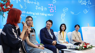 Tổng thống Hàn Quốc Yoon Suk Yeol thăm Đại học Quốc gia Hà Nội