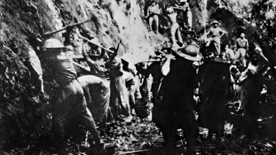 April 2, 1945: We called for the surrender of stronghold 311, the enemy launched many counterattacks to occupy hill A1.