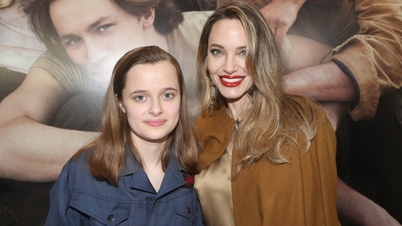 Con gái Angelina Jolie diện mốt 'công nhân'