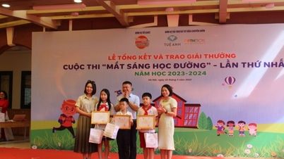 Báo Thiếu niên Tiền phong và Nhi đồng trao thưởng cuộc thi “Mắt sáng học đường”
