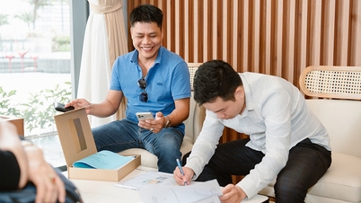 The Beverly residents are bustling to receive luxury homes, ready to celebrate a big Tet
