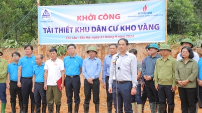 Petrovietnam ចាប់ផ្តើមសាងសង់ឡើងវិញនូវតំបន់លំនៅដ្ឋានទាំងមូលនៃភូមិខូវវ៉ាង