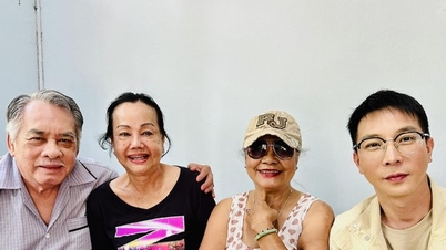 វិចិត្រករ Tu Trinh, Kieu Phuong Loan, Hoang Hiep ទស្សនាសិល្បករជើងចាស់នៅ Thi Nghe