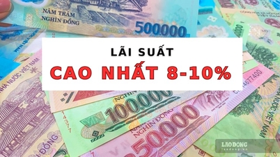 Ngân hàng có lãi suất ngất ngưởng 8 đến 10%