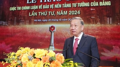 Phát biểu của Tổng Bí thư, Chủ tịch nước Tô Lâm tại Lễ trao giải cuộc thi chính luận về Bảo vệ nền tảng tư tưởng của Đảng