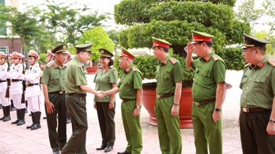 Đại tướng Tô Lâm thăm và làm việc tại Công an tỉnh Bà Rịa