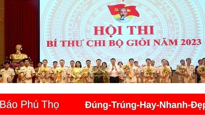 Hội thi Bí thư Chi bộ giỏi Công an tỉnh