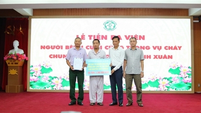 អ្នកជំងឺចុងក្រោយក្នុងភ្លើងឆេះផ្ទះល្វែងតូចនៅទីក្រុង Thanh Xuan បានចេញពីមន្ទីរពេទ្យហើយ។