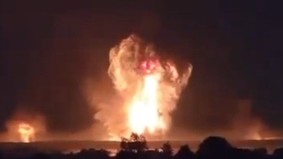 Explosion choquante dans un dépôt d'armes russe