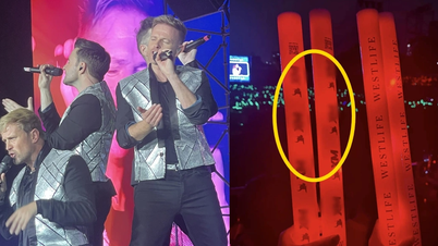 Xuất hiện quảng cáo cá độ, tiền ảo ở show diễn Westlife, BTC nói gì?