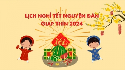 Chính thức duyệt phương án nghỉ Tết Nguyên đán Giáp Thìn và Quốc khánh 2/9/2024