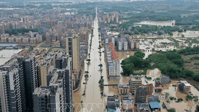中国広東省で大洪水、11人行方不明