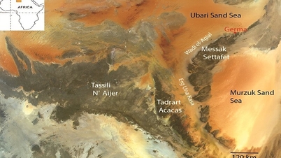 ازدهرت الإمبراطورية بفضل استغلال المياه في الصحراء الكبرى.
