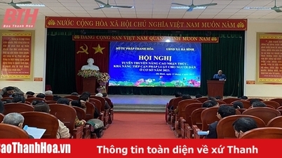 ឃុំ Ha Binh លើកកំពស់ការយល់ដឹងផ្នែកច្បាប់ដល់ប្រជាជន