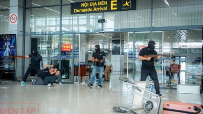 Diễn tập ứng phó tình huống nhóm khủng bố đột nhập vào sân bay Nội Bài