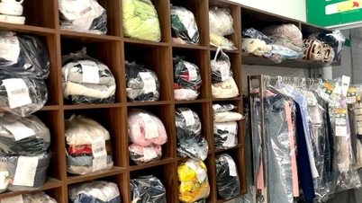 Nồm ẩm kéo dài ở miền Bắc, cửa hàng giặt sấy làm việc xuyên đêm vì quá tải