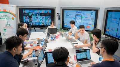 学生はAI、ビッグデータ、クラウド、IoTなどの新しい技術の開発に携わっています