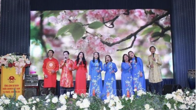 កម្មវិធីកក់ក្តៅ 'និទាឃរដូវមាតុភូមិ - វៀតណាមជាទីគោរព' នៅប្រទេសឡាវ