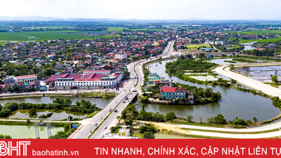 Xây dựng thị trấn Thạch Hà cơ bản đạt đô thị loại IV vào năm 2025