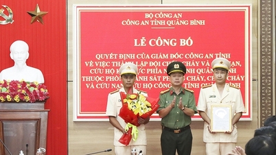 ការបង្កើតក្រុមពន្លត់អគ្គីភ័យ និងជួយសង្គ្រោះនៅភាគខាងត្បូងខេត្ត Quang Binh