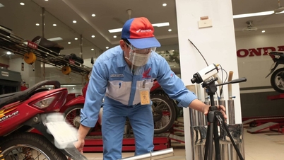 Wartungs- und Reparaturwerkstätten dürfen Abgasuntersuchungen an Motorrädern durchführen.