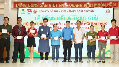 ចែកអំណោយបុណ្យតេតរាប់ពាន់ដែលមានតម្លៃជាង ៣,៤ពាន់លានដុង
