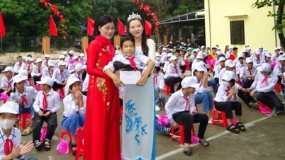 Miss Vietnam Japan International celebrates new school year with disabled children