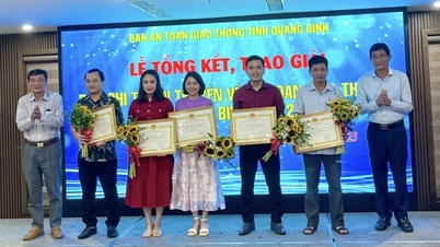 អ្នកសារព័ត៌មាន និងសារព័ត៌មានសាធារណៈមតិ ទទួលបានជ័យលាភីលេខ៣ ក្នុងការប្រកួតអ្នកសារព័ត៌មាន ស្តីពីសុវត្ថិភាពចរាចរណ៍ នៅខេត្ត Quang Binh។