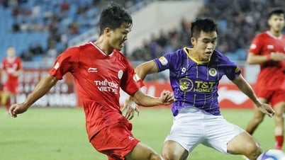 With a spectacular comeback to beat Hanoi, The Cong Viettel rose to the top group.