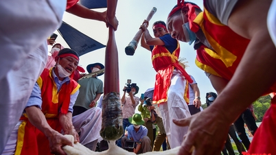 ការប្រកួតរុំ ចម្អិនបិណ្ឌភ្ជុំ និងបុកបញ្ញើក្អែក ក្នុងឱកាសគម្រប់ខួបនៃការសោយទិវង្គតរបស់ស្តេច Hung