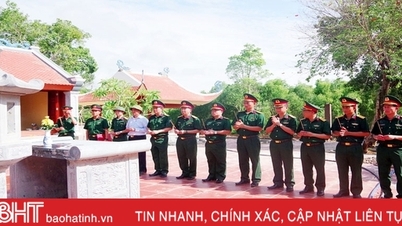 យោធភូមិភាគទី៤ គោរពវិញ្ញាណក្ខន្ធយុទ្ធជនពលីនៅ Ha Tinh