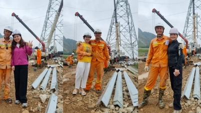 Chuyện về những người vợ vượt hơn 800km tiếp sức cho “chiến binh áo cam” thi công đường dây 500kV