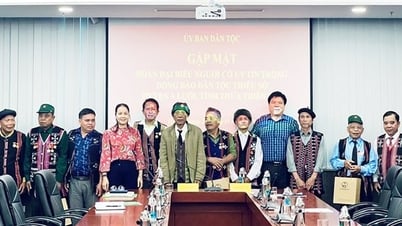 Ủy ban Dân tộc gặp mặt Đoàn đại biểu Người có uy tín trong đồng bào DTTS huyện A Lưới