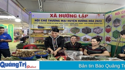 ស្តង់ជាង 250 ចូលរួមក្នុងពិព័រណ៍ពាណិជ្ជកម្មស្រុក Huong Hoa ឆ្នាំ 2023
