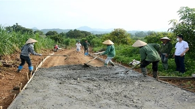 Tuong Duong (Nghe An)៖ ៨៦% នៃភូមិ និងភូមិបានត្រួសត្រាយផ្លូវឆ្ពោះទៅកណ្តាល។