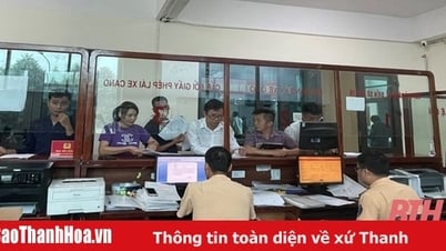 ប៉ូលីស Thanh Hoa ដាក់ពង្រាយការចេញផ្លាកលេខតាមលេខកូដអត្តសញ្ញាណជូនប្រជាពលរដ្ឋ