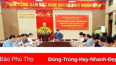 Kiểm tra công tác lãnh đạo, chỉ đạo thực hiện Nghị quyết số 25 của BCH Trung ương Đảng tại huyện Thanh Sơn
