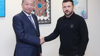 Tổng Bí thư, Chủ tịch nước Tô Lâm gặp Tổng thống Ukraine Volodymyr Zelensky