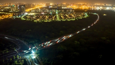 SM Green Mark នៅ Ho Chi Minh City Night Run