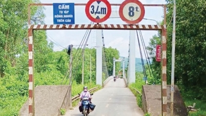Thừa Thiên Huế phê duyệt chủ trương xây mới cầu treo Bình Thành