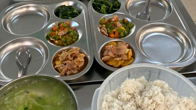 អាហារ 32,000 ដុងរបស់សាលា Yen Nghia គឺកាន់តែបំពេញ
