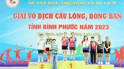 Bế mạc Giải vô địch cầu lông, bóng bàn tỉnh Bình Phước năm 2023