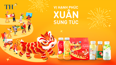 ចូលរួមជាមួយ TH ក្នុងការផ្សព្វផ្សាយ "រសជាតិនៃសុភមង្គល - និទាឃរដូវរុងរឿង" ជាមួយនឹងឈុតផលិតផលភេសជ្ជៈ Tet At Ty ឆ្នាំ 2025
