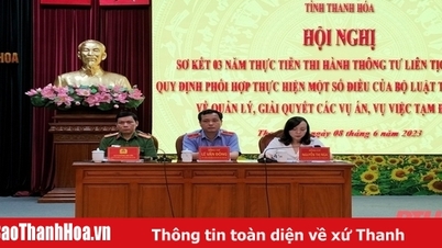 Sơ kết 3 năm phối hợp thực hiện quản lý, giải quyết các vụ án, vụ việc tạm đình chỉ