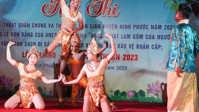Ninh Phước: Khai mạc các hoạt động quảng bá, giới thiệu về làng nghề và các sản phẩm gốm Chăm Bàu Trúc và Dệt thổ cẩm Mỹ Nghiệp