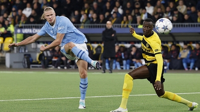 Haaland giải cơn khát bàn tại Champions League