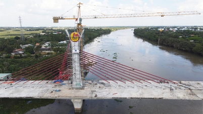 Hợp long cầu Vàm Cỏ Tây hơn 613 tỉ đồng trên đường vành đai TP Tân An