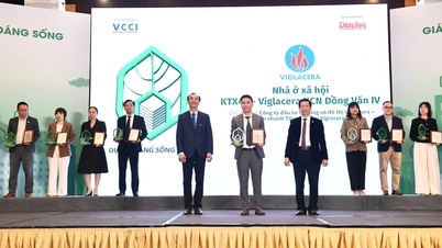Giải thưởng “Dự án đáng sống” - hạng mục Nhà ở công nhân - vinh danh Khu dịch vụ, nhà ở công nhân Khu công nghiệp Đồng Văn 4 của Viglacera